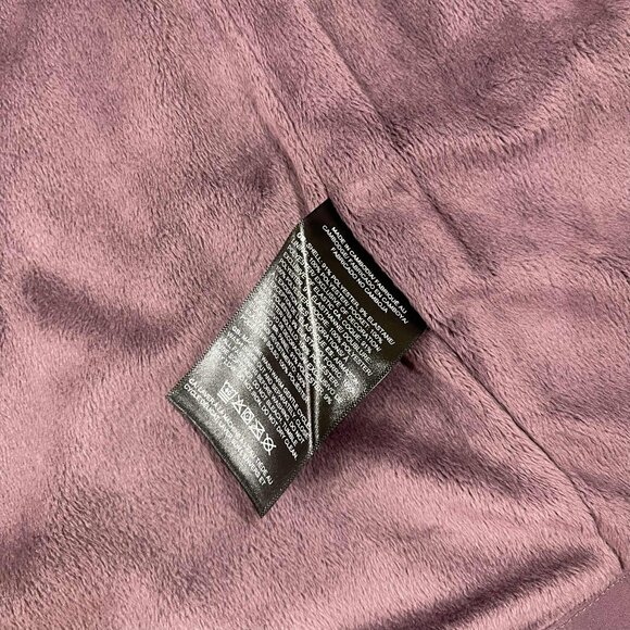 The North Face Women's Shelbe Raschel Fleece Hoodie Jacket Mauve, Size Medium - Picture 14 of 16